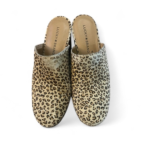 Lucky Brand Shoes - Lucky Brand Leopard Print Women's Mules